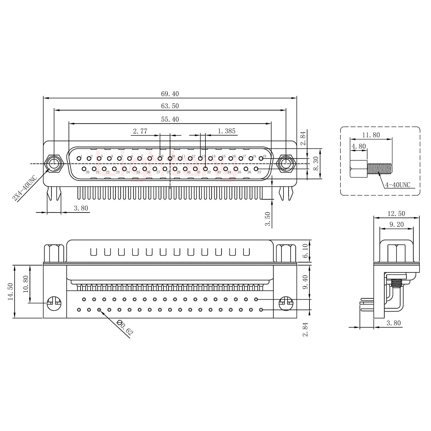 DR37 公 彎插板9.4 塑料支架10.8 鎖螺絲 車(chē)針